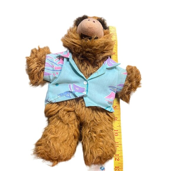 Vintage 1988 Alf Alien Productions Plush Hand Puppet Toy Hawaiian Shirt 80's - Picture 2 of 9